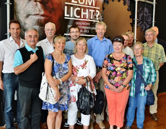 Die Teilnehmer der Fahrt nach Mannheim